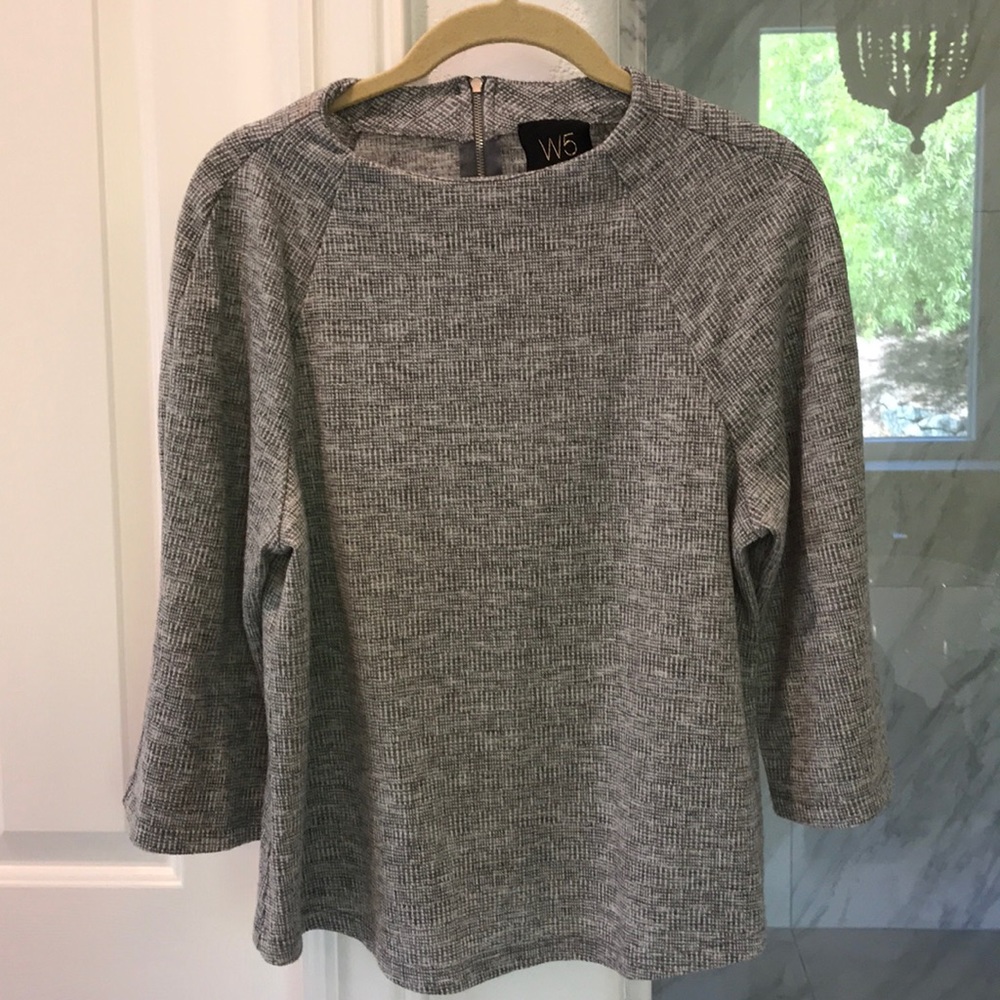 Gray blouse